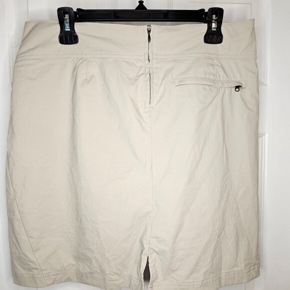Royal Robbins Beige Stretch Nylon/Spandex Skorts Size 10 - Picture 3 of 5